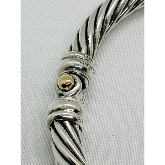 David Yurman Hinge Watch Case Bangle Bracelet 925 585 14k - Picture 10 of 14